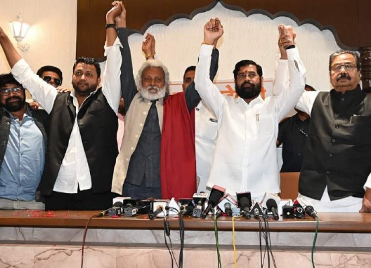 प्रा.जोगेंद्र कवाडे यांच्या पीपल्स रिपब्लिकन पक्षाचा  शिंदे गटाला जाहीर पाठींबा 