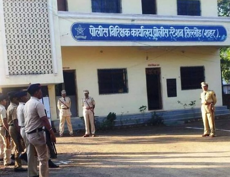 सिल्लोड शहरात पोलीस अधिकाऱ्यांसमोरच गुंडांची व्यापाऱ्याला जीवे मारण्याची धमकी