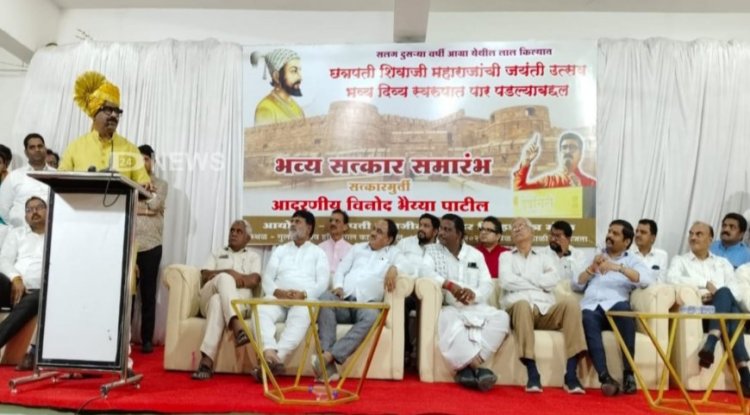 विनोद पाटील लोकसभेच्या मैदानात : सत्कार कार्यक्रमात शक्तिप्रदर्शन,