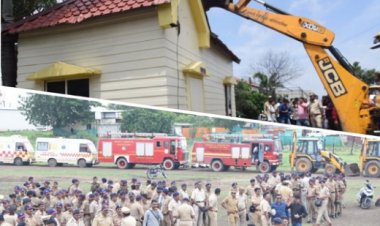 शहरात कायद्याचा बुलडोझर धडधडला – महापालिकेची ऐतिहासिक पाडापाडी