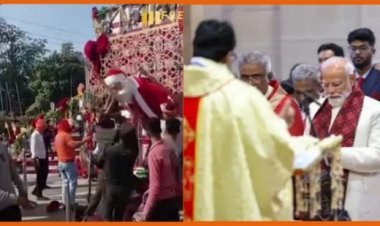 ख्रिसमसच्या दिवशी भक्त बाहेर ठोकीत होते : साहेब आत प्रार्थना करत होते