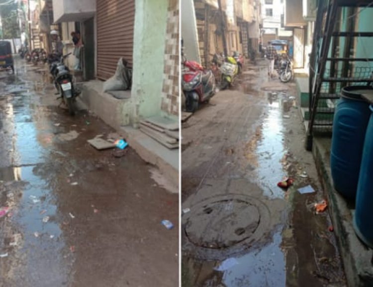 ड्रेनेजचा कहर! संजय नगर–बायजीपुऱ्यात दुषित पाणी रस्त्यावर, नागरिकांच्या आरोग्याशी खेळ