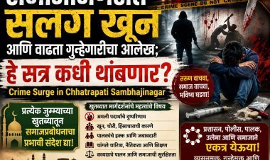 संभाजीनगरात सलग खून आणि वाढता गुन्हेगारीचा आलेख; हे सत्र कधी थांबणार?